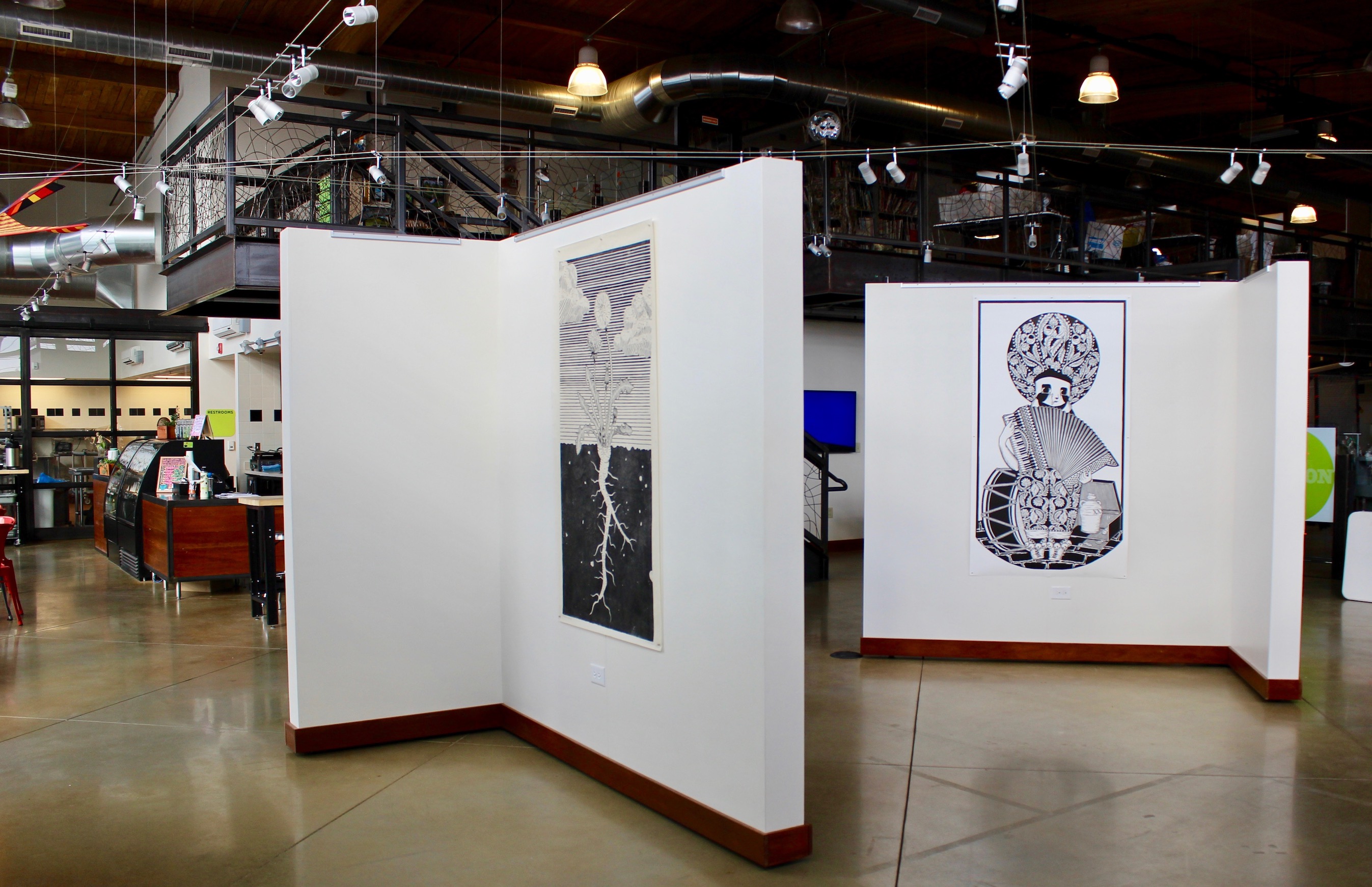 Giant Woodcuts, Cori Anderson, 303 Magazine, Art Gym Gallery Denver