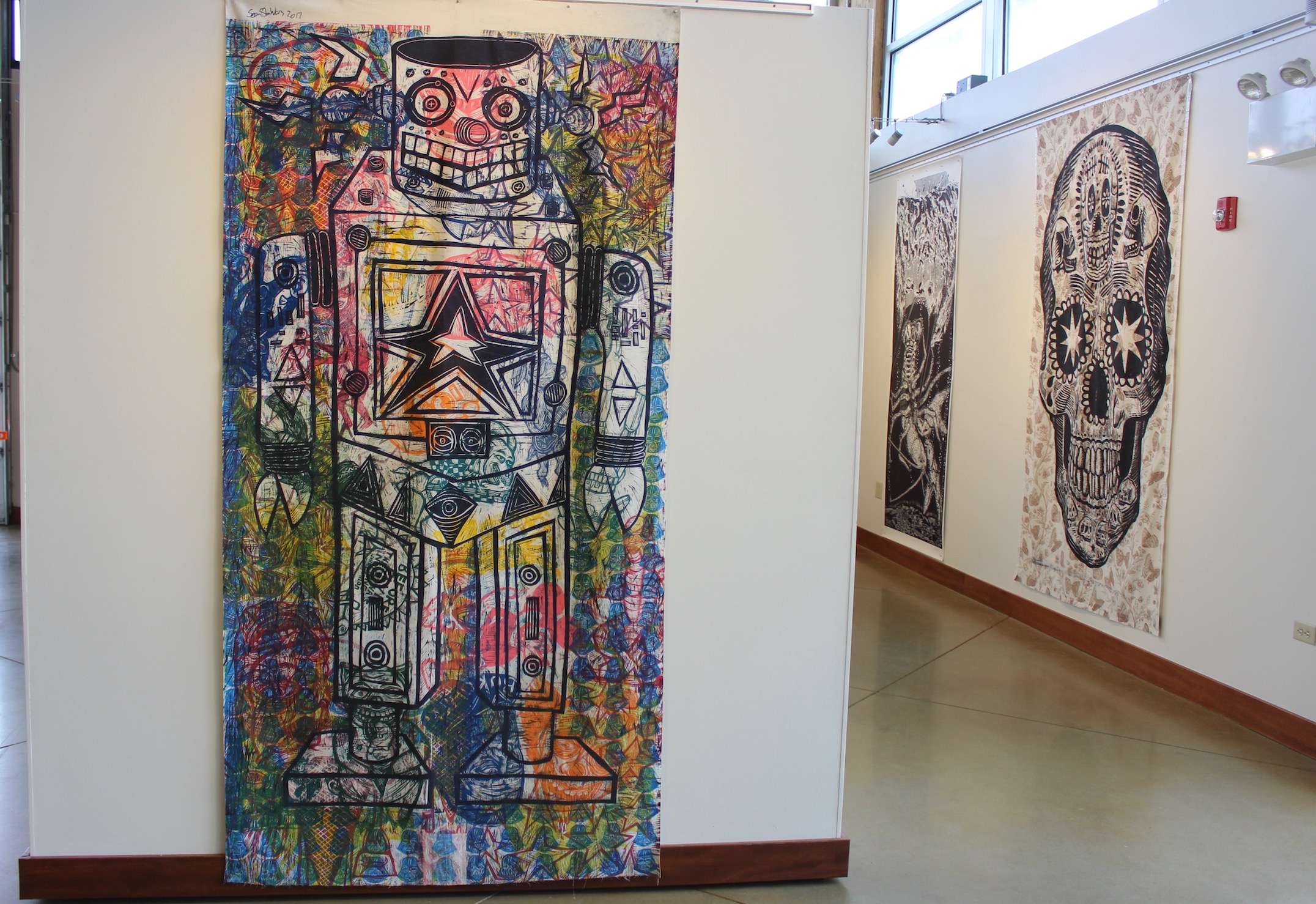 Giant Woodcuts, Cori Anderson, 303 Magazine, Art Gym Gallery Denver
