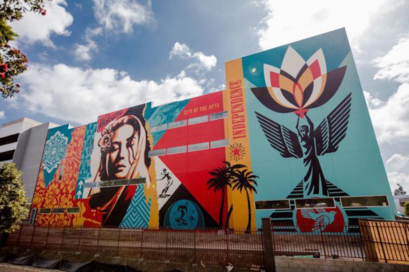 Famous Street Artist Shepard Fairey Just Installed A Mural In Aspen 
