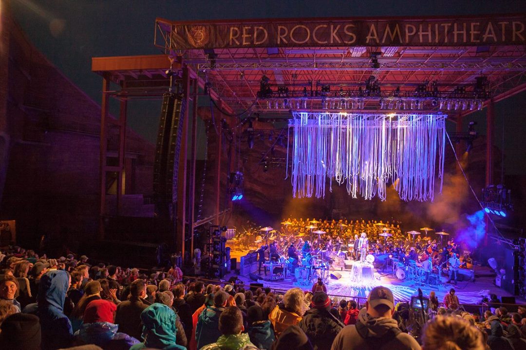 The Colorado Symphony performs classical music at Red Rocks 