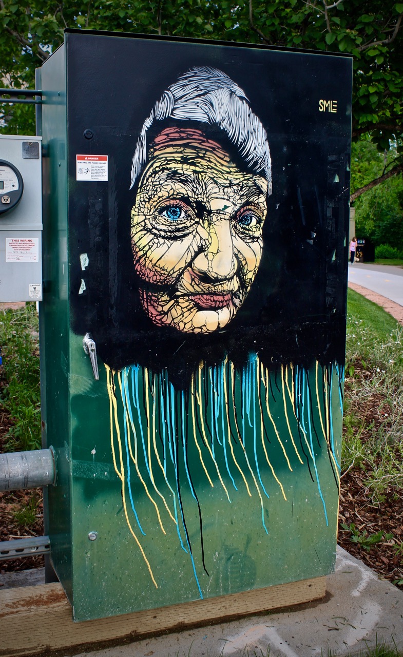 Get To Know Boulder S Mysterious Street Artist The Anonymous Smile 303 Magazine