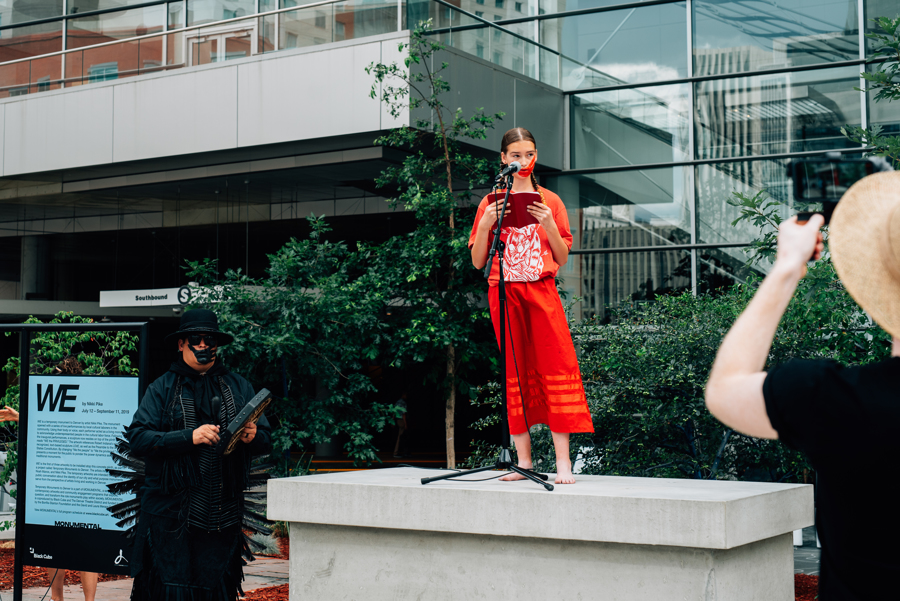 Nikki Pike WE Monument performance