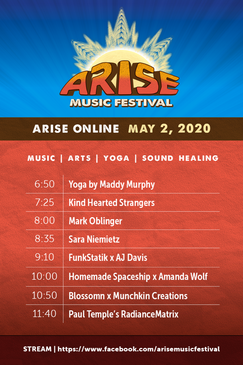 303 Magazine, 303 Music, Arise, Arise Online, Arise Music Festival, Arise Music Festival 2020, Josie Russell