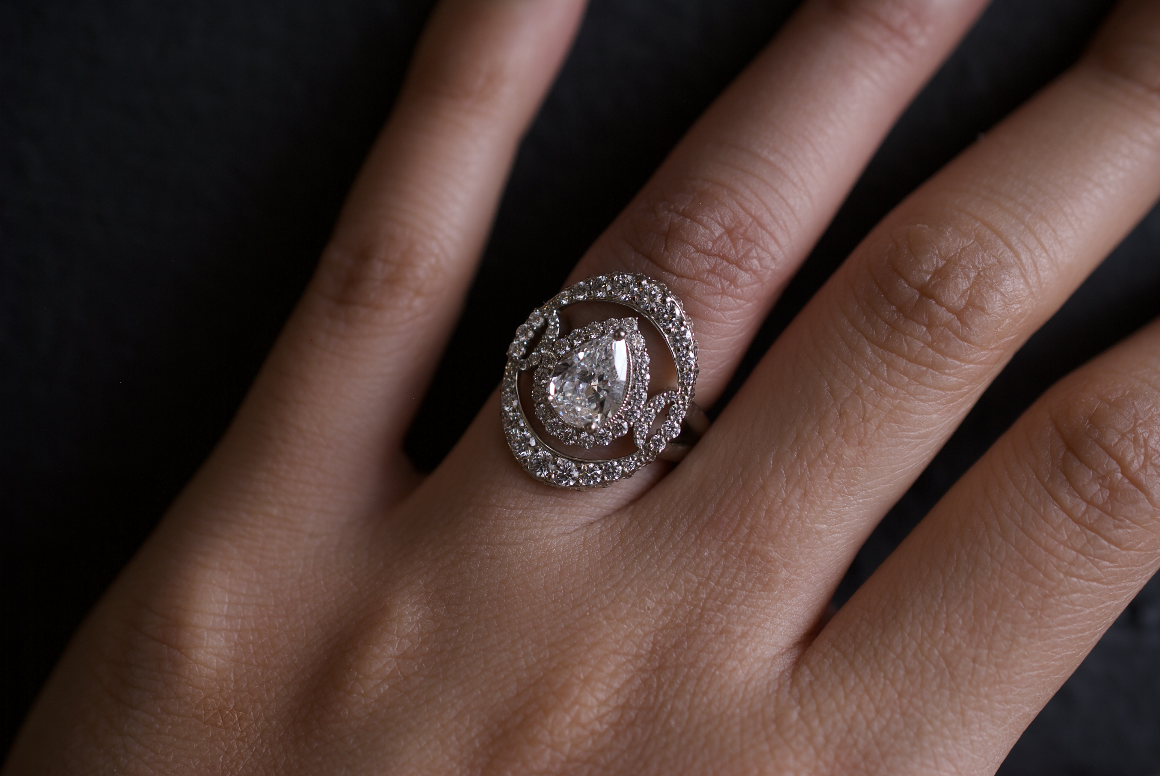 Rose Cut Diamond Engagement Ring - Modern Wedding Rings For Women – KMJ