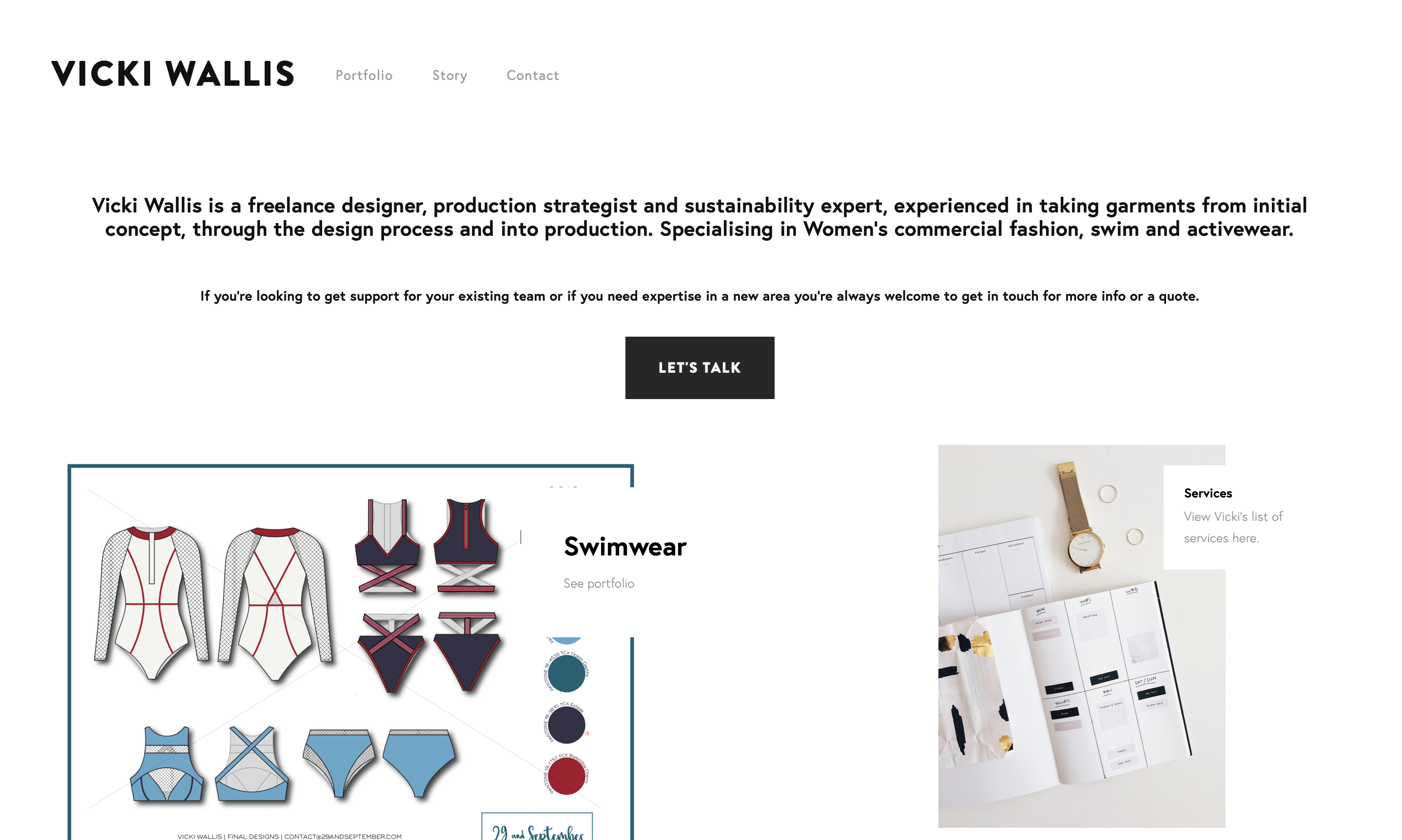 Freelance Activewear Designer — Vicki Wallis