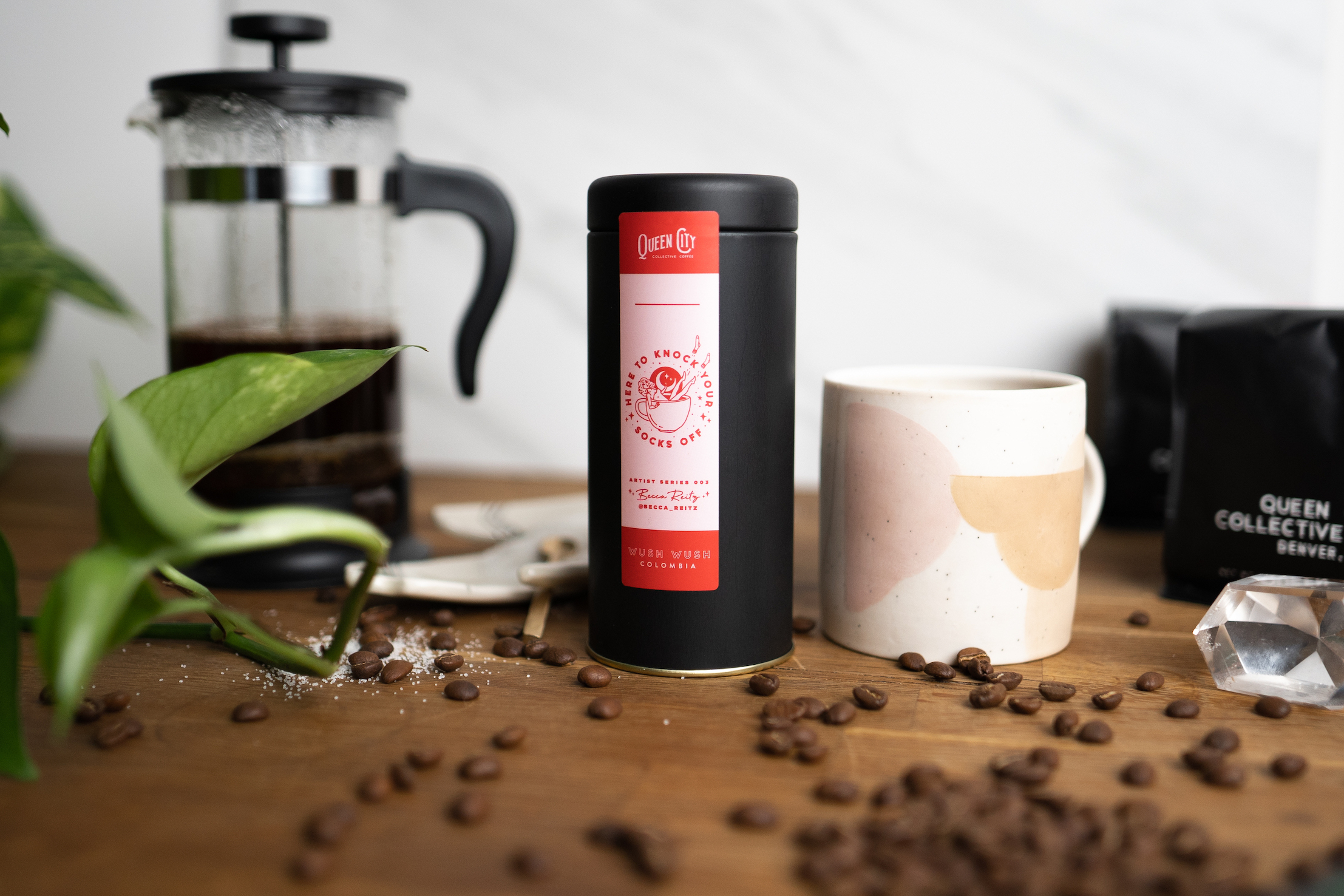 303 Magazine, Zascha Fox, Queen City Coffee Collective, Queen City, Coffee, Collective, Coffee Collective, Luke Byington, Scott Byington, Eric Byington, Becca Reitz, Rebecca Reitz, FRNDS Agency, FRNDS, Denver, Colorado, Coffee Roasting