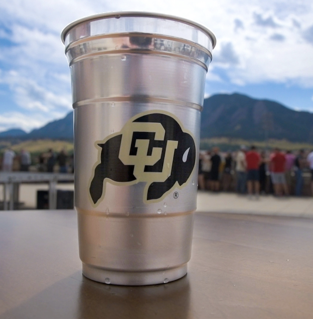 New sustainable aluminum cup debuts at CU game this weekend