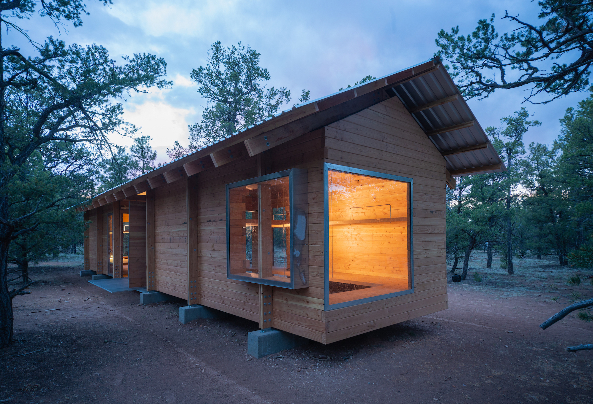 303 Magazine, Zascha Fox, Erik Sommerfeld, Rick Sommerfeld, ColoradoBuildingWorkshop, University of Colorado Denver, UC Denver, Design-build, Design, Build, Architecture, Denver, Colorado, Cottonwood Gulch Cabins, Cottonwood Gulch, Cabins, New Mexico, Longs Peak, Bike Pavillions, Auraria Sustainable Campus Project, Brian Duncan