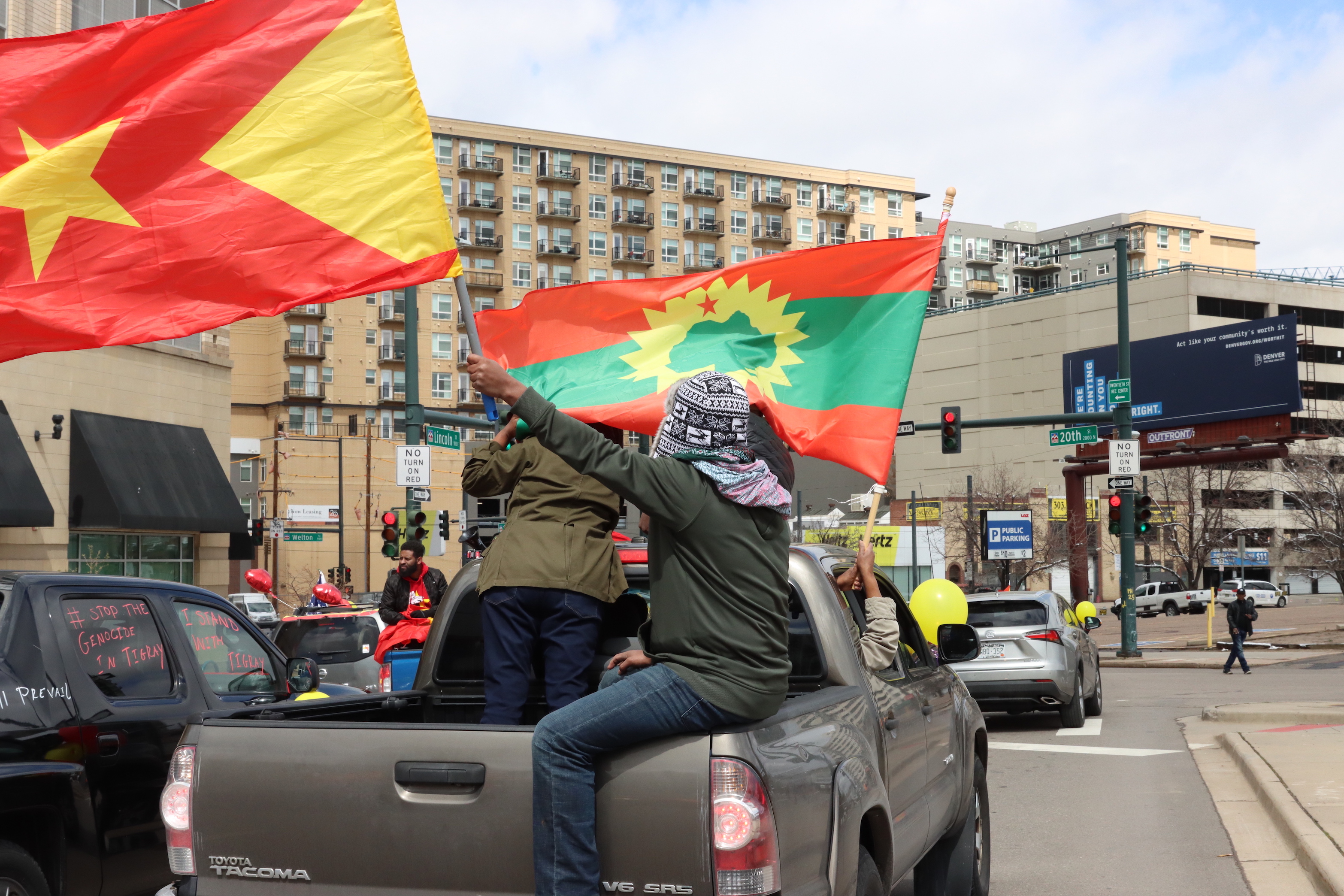 Zascha Fox, 303 Magazine, Denver, Colorado, Ethiopia, Tigray, Genocide, Amhara, Milette Birhanemaskel, Agazi Abay, Suzy Mahmoud, Protest, Ethnic Cleansing, Mental Health, OMNA Tigray, Stand With Tigray