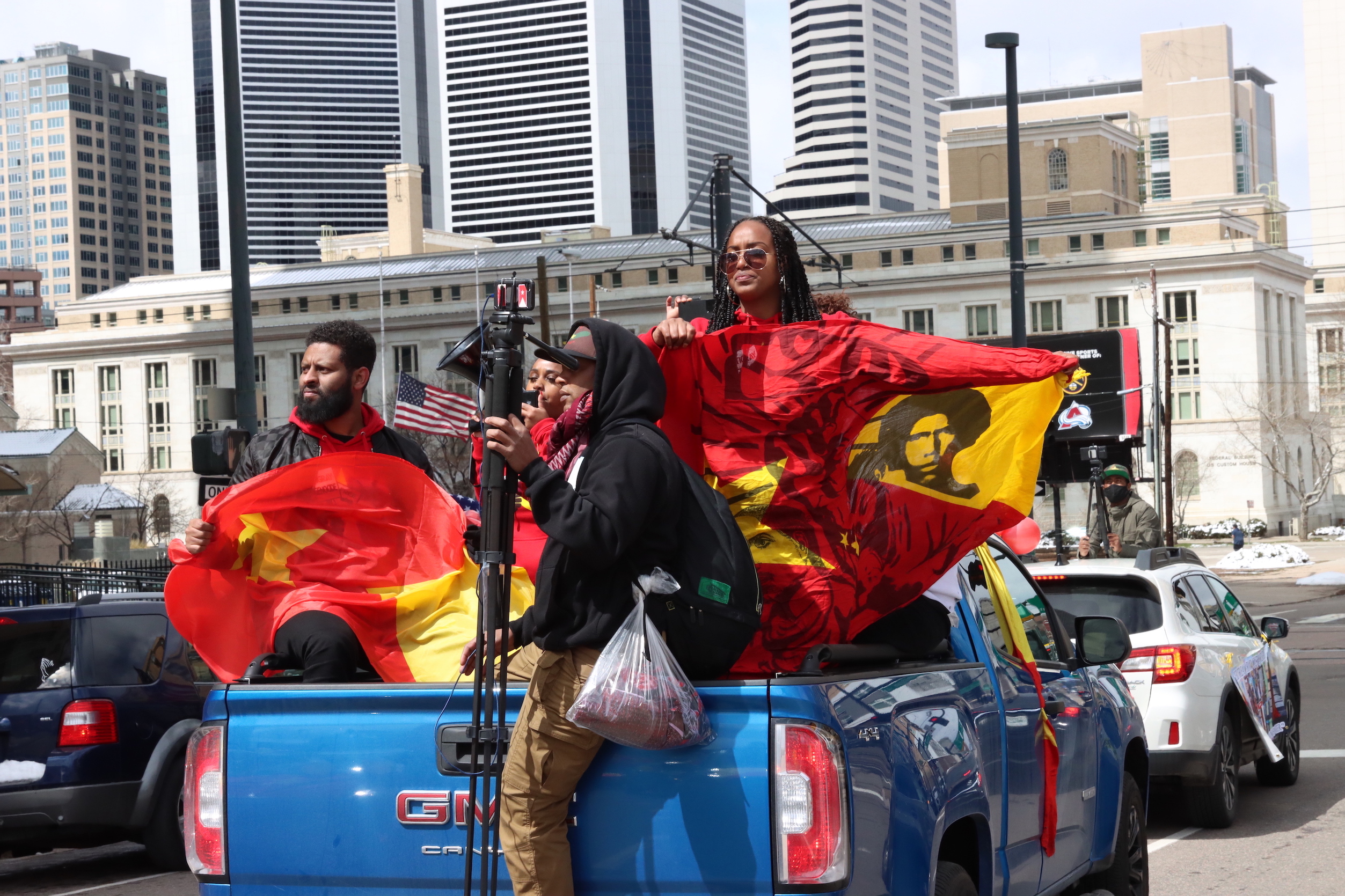 Zascha Fox, 303 Magazine, Denver, Colorado, Ethiopia, Tigray, Genocide, Amhara, Milette Birhanemaskel, Agazi Abay, Suzy Mahmoud, Protest, Ethnic Cleansing, Mental Health, OMNA Tigray, Stand With Tigray