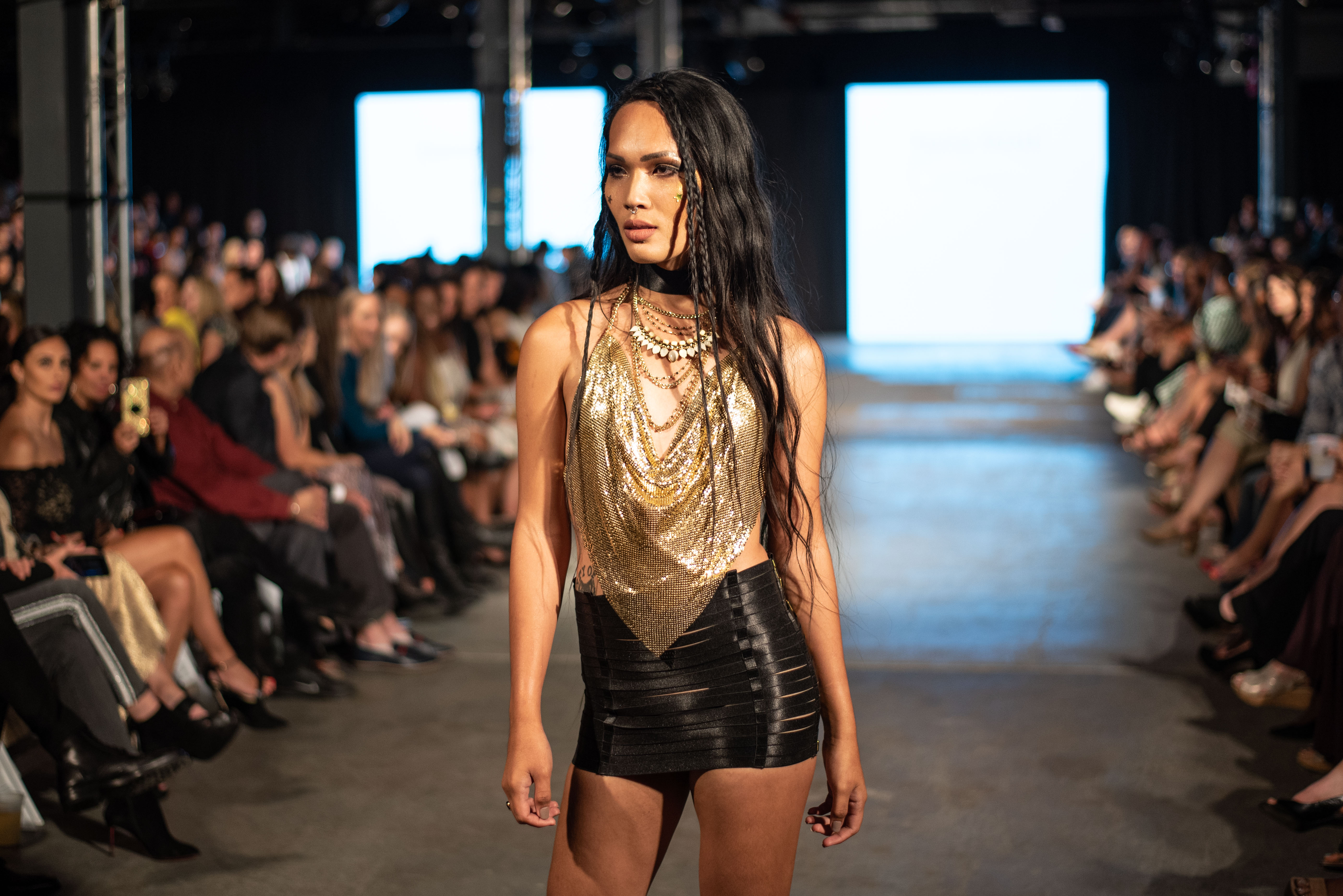 Abby Schirmacher, 303 Magazine, Denver Fashion Week, DFW, 2021, Vintage, Glam, Ready to Wear, Freakish, Machete & Sons, Overseer, Garage Sale, Femme Fatale Intimates, Marie Margot Couture, Menez, Nicolas Anthony, Stevie Boi, Mona Lucero, Jasmine Lewis, Sliv Life, Electric Bubblegum, Melanie Joyce