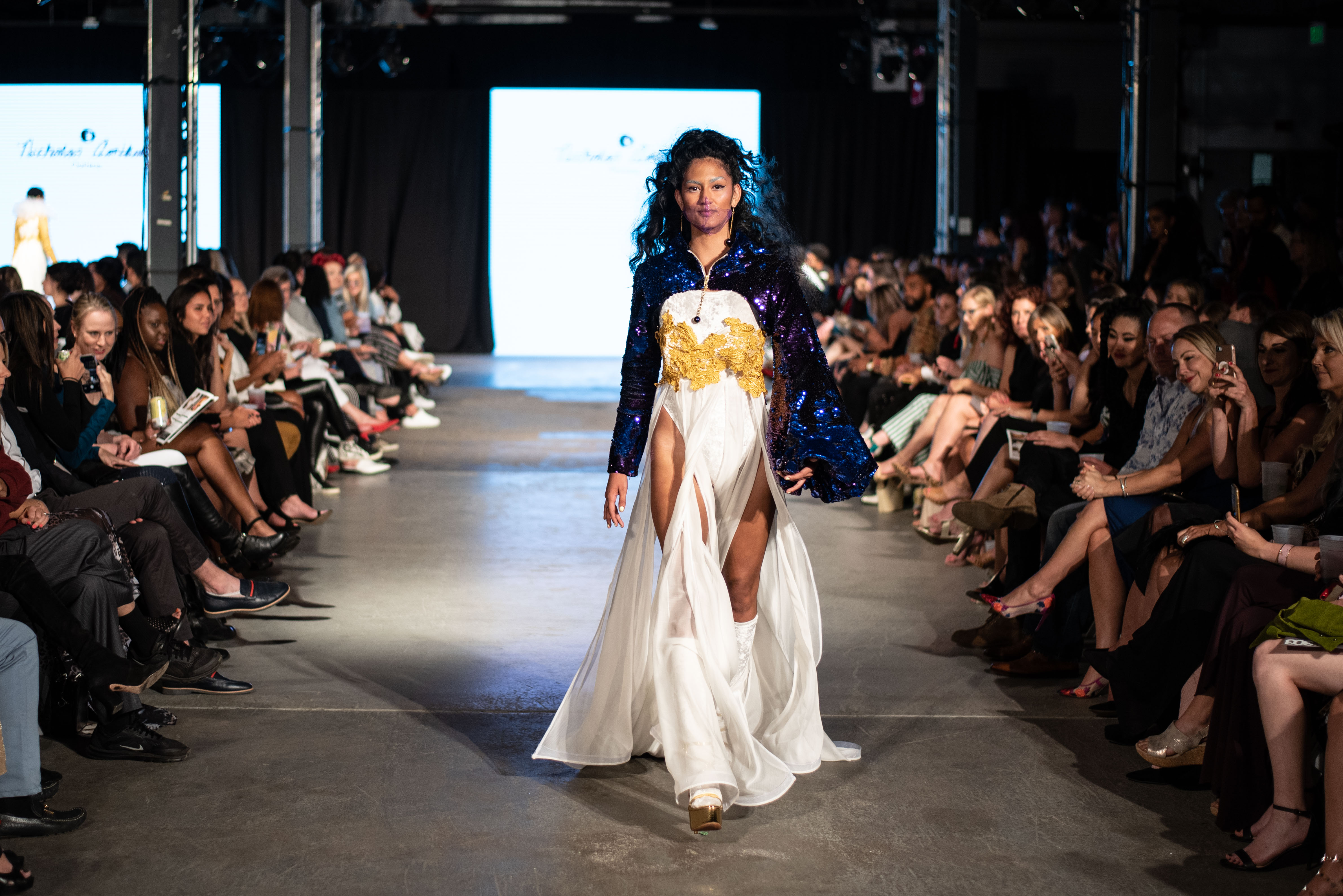 Abby Schirmacher, 303 Magazine, Denver Fashion Week, DFW, 2021, Vintage, Glam, Ready to Wear, Freakish, Machete & Sons, Overseer, Garage Sale, Femme Fatale Intimates, Marie Margot Couture, Menez, Nicolas Anthony, Stevie Boi, Mona Lucero, Jasmine Lewis, Sliv Life, Electric Bubblegum, Melanie Joyce