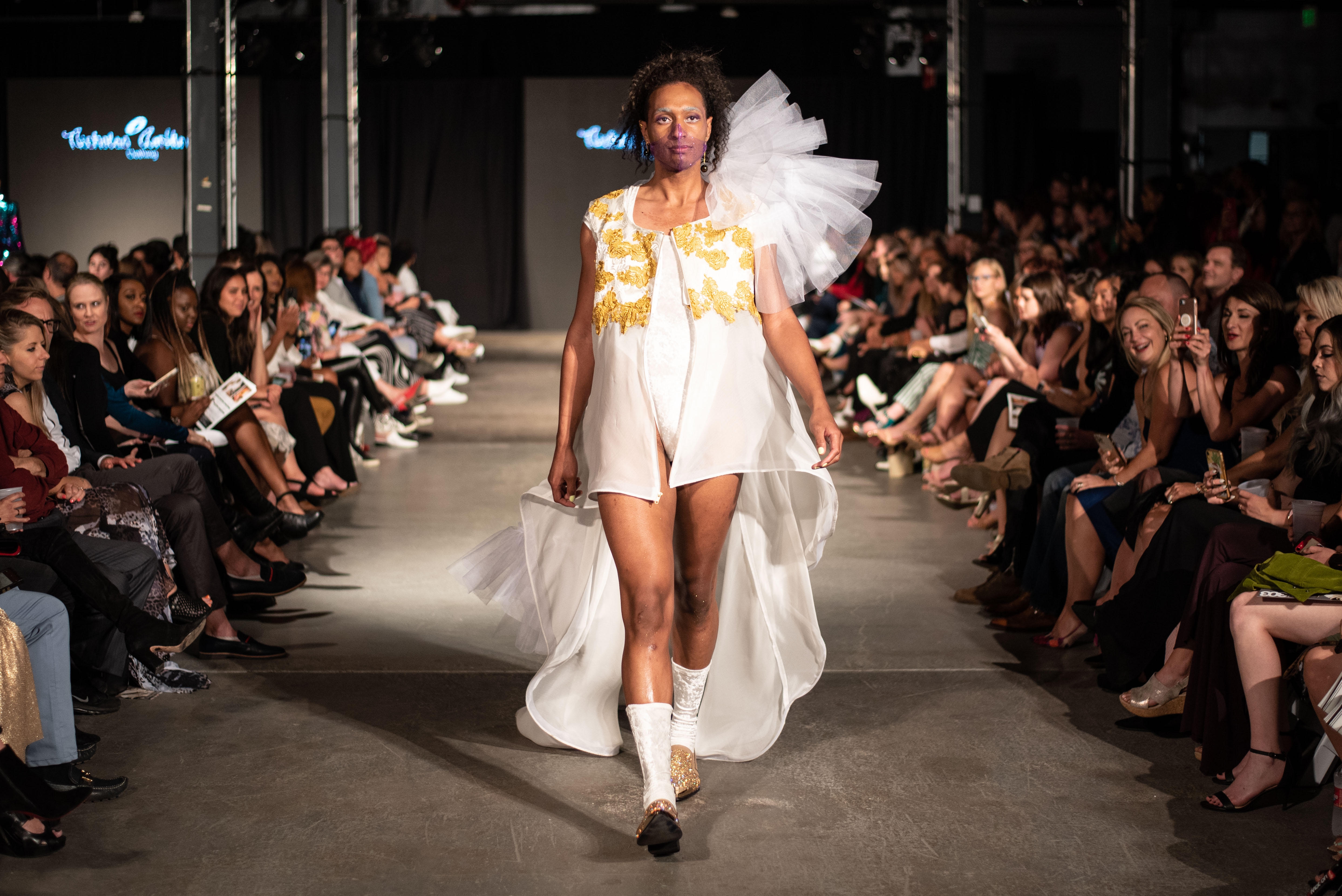 Abby Schirmacher, 303 Magazine, Denver Fashion Week, DFW, 2021, Vintage, Glam, Ready to Wear, Freakish, Machete & Sons, Overseer, Garage Sale, Femme Fatale Intimates, Marie Margot Couture, Menez, Nicolas Anthony, Stevie Boi, Mona Lucero, Jasmine Lewis, Sliv Life, Electric Bubblegum, Melanie Joyce