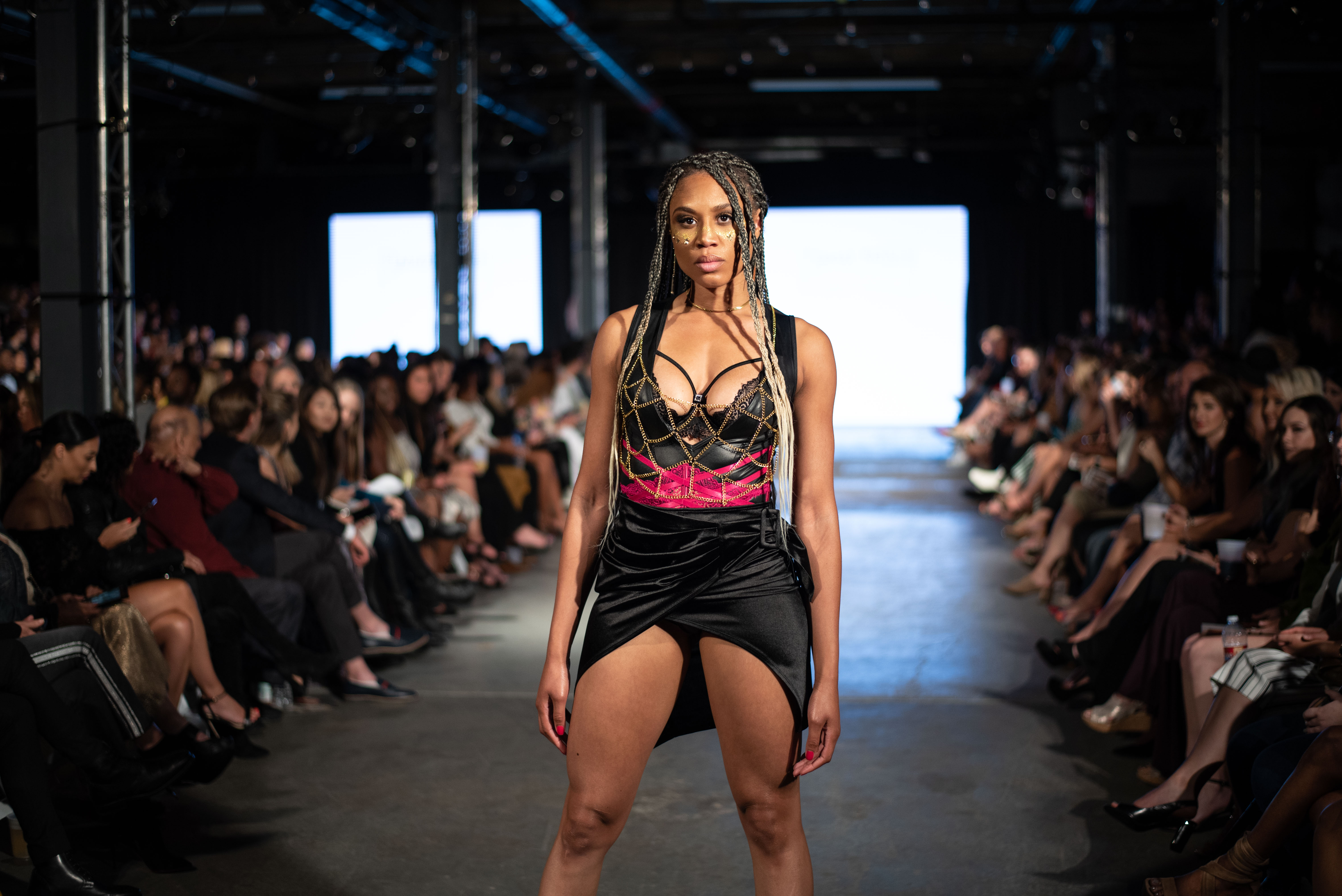 Abby Schirmacher, 303 Magazine, Denver Fashion Week, DFW, 2021, Vintage, Glam, Ready to Wear, Freakish, Machete & Sons, Overseer, Garage Sale, Femme Fatale Intimates, Marie Margot Couture, Menez, Nicolas Anthony, Stevie Boi, Mona Lucero, Jasmine Lewis, Sliv Life, Electric Bubblegum, Melanie Joyce