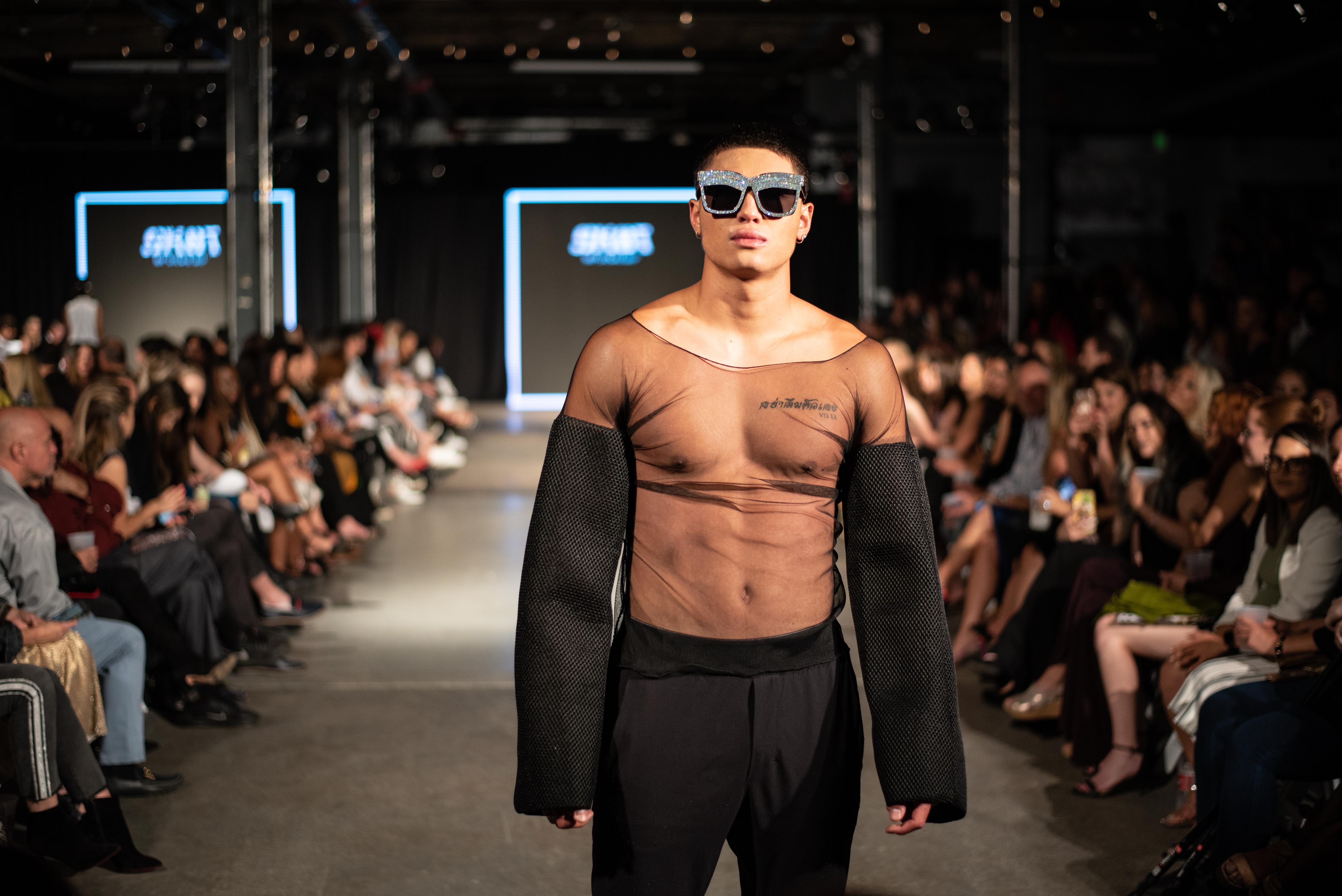 Abby Schirmacher, 303 Magazine, Denver Fashion Week, DFW, 2021, Vintage, Glam, Ready to Wear, Freakish, Machete & Sons, Overseer, Garage Sale, Femme Fatale Intimates, Marie Margot Couture, Menez, Nicolas Anthony, Stevie Boi, Mona Lucero, Jasmine Lewis, Sliv Life, Electric Bubblegum, Melanie Joyce