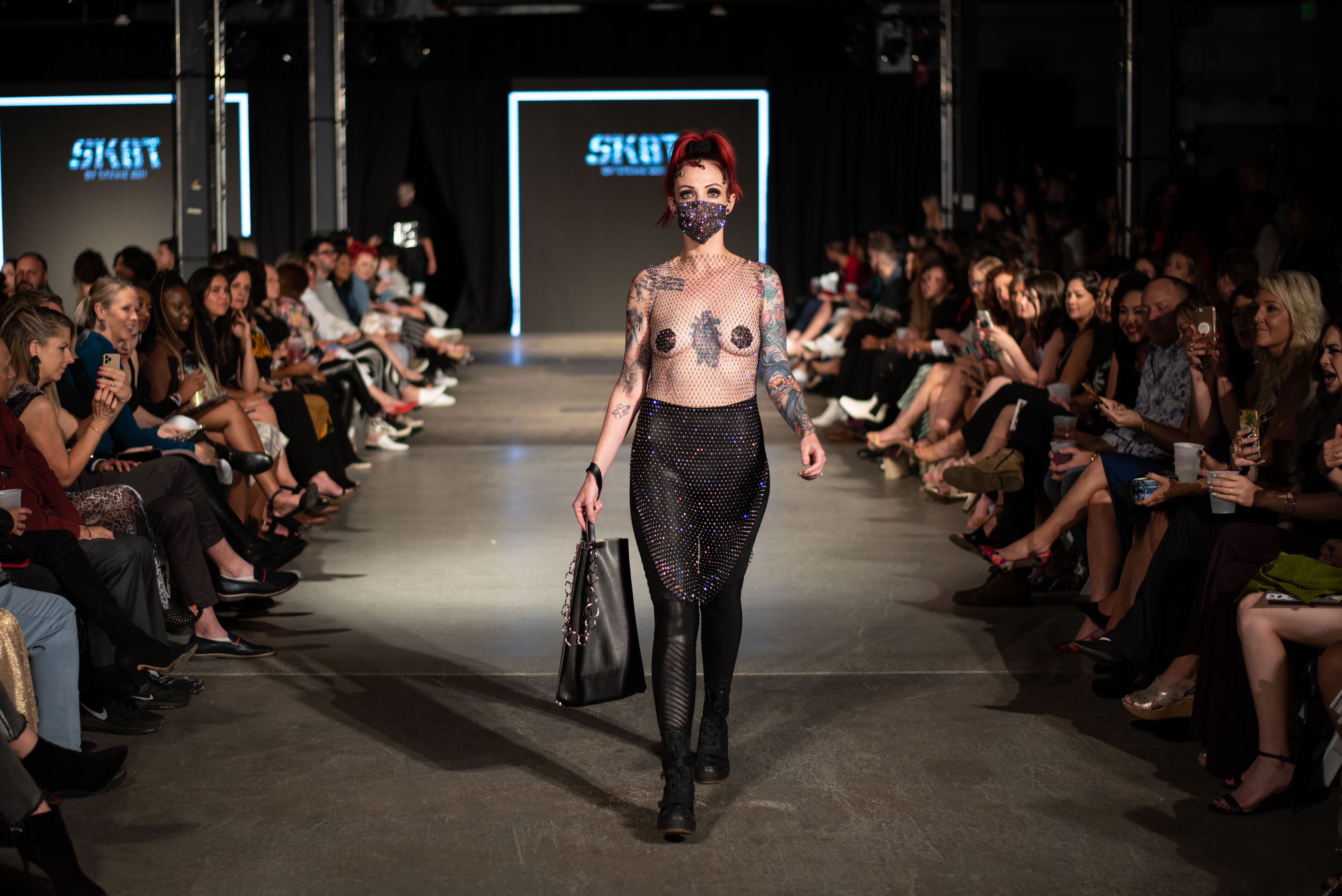 Abby Schirmacher, 303 Magazine, Denver Fashion Week, DFW, 2021, Vintage, Glam, Ready to Wear, Freakish, Machete & Sons, Overseer, Garage Sale, Femme Fatale Intimates, Marie Margot Couture, Menez, Nicolas Anthony, Stevie Boi, Mona Lucero, Jasmine Lewis, Sliv Life, Electric Bubblegum, Melanie Joyce