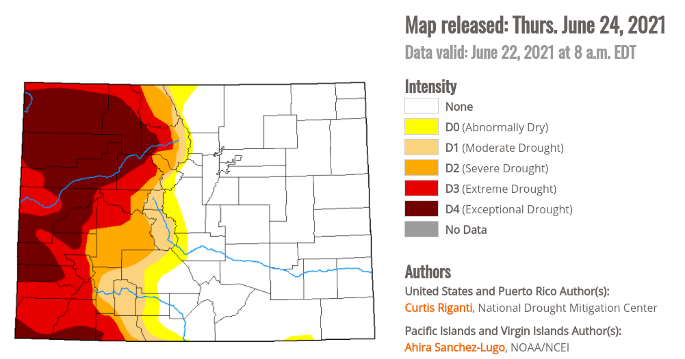 Drought Monitor, Colorado, Ellie Sullum