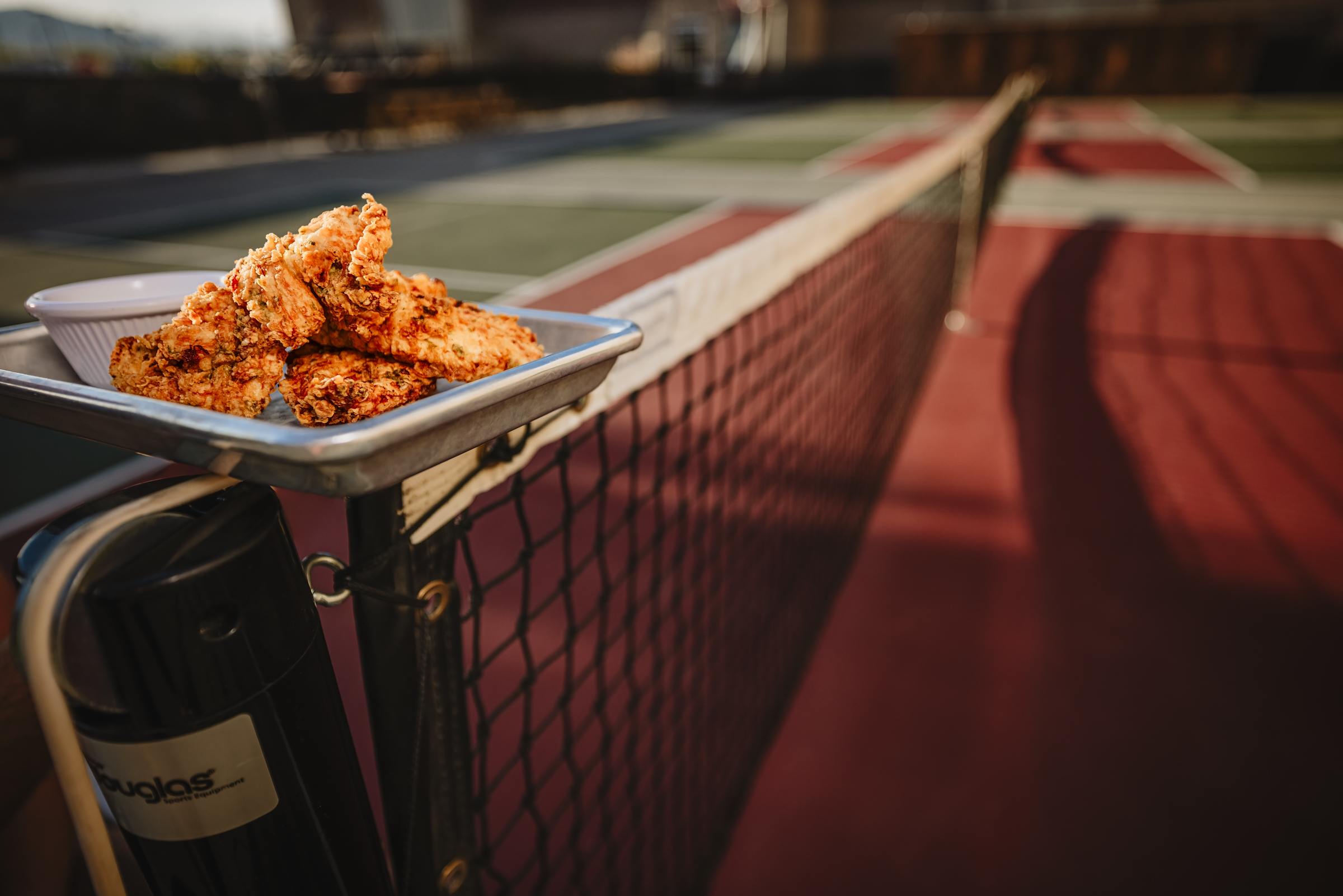 Fried chicken and pickleball