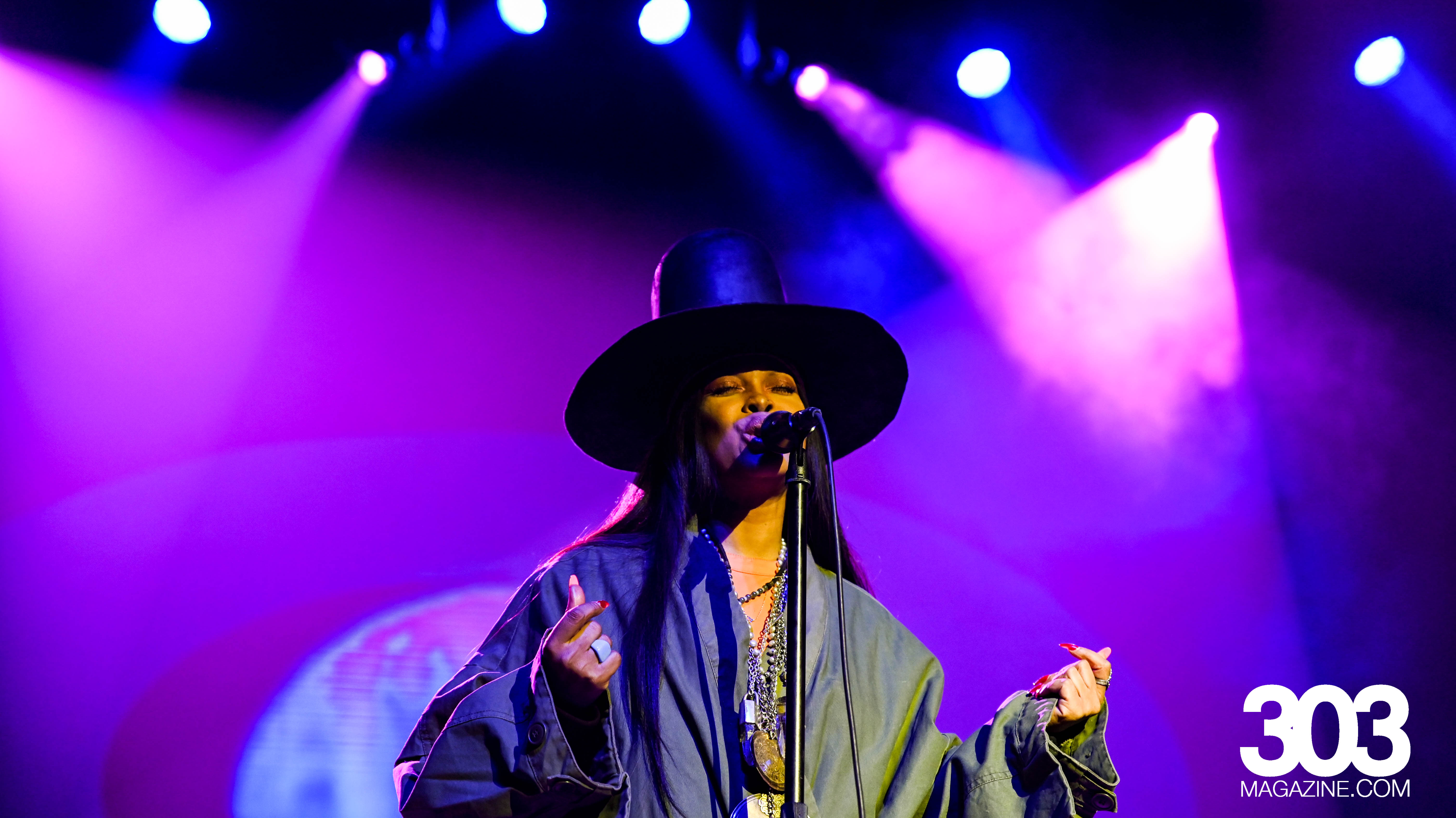 10/18/21 Erykah Badu Mission Ballroom Denver, CO 303 Magazine