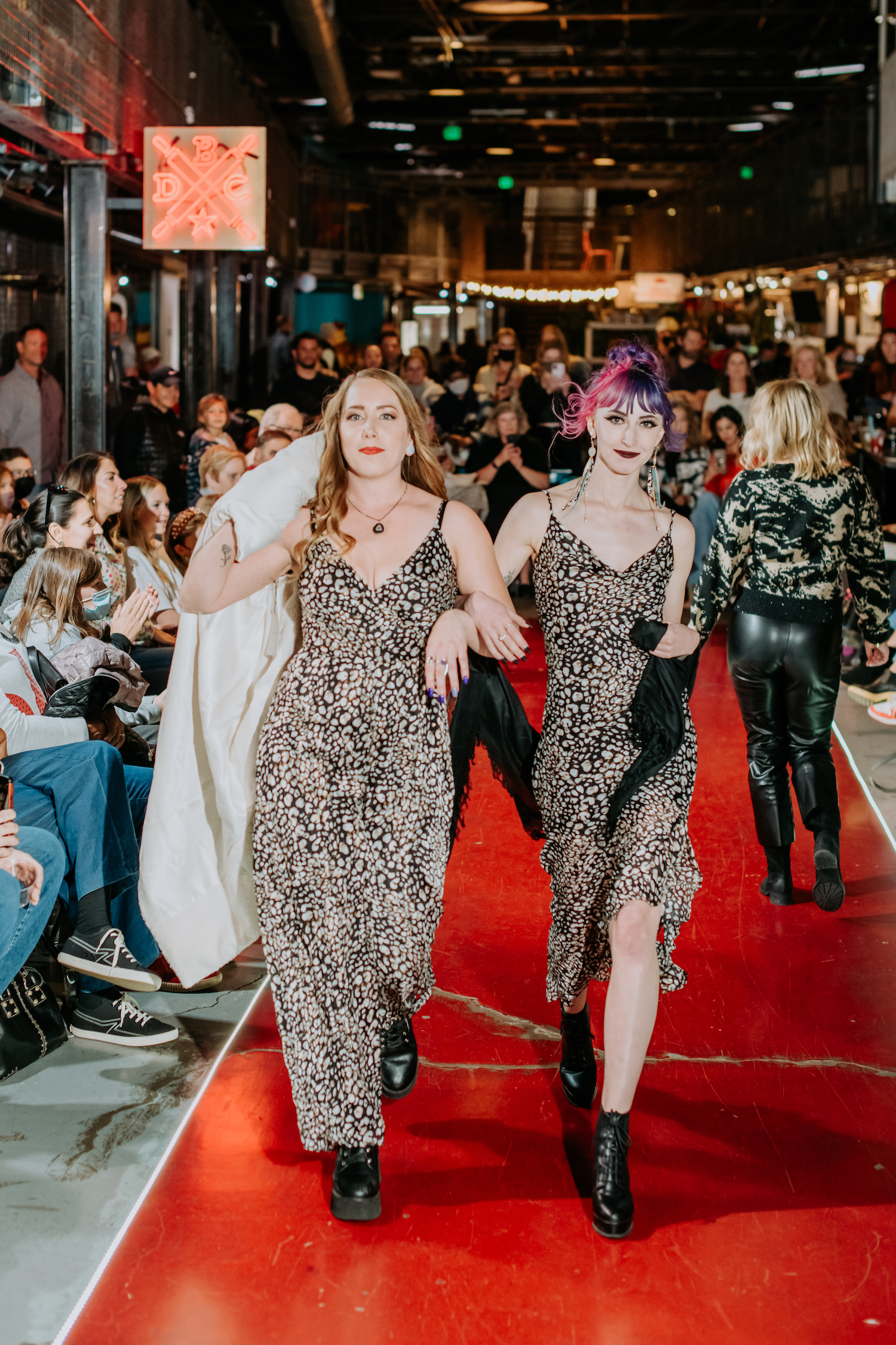 303 Magazine, 303 Fashion, Abby Schirmacher, Stanley Marketplace, Stanley Marketplace Holiday Fashion Show 2021, True, Goose and the Goat, Billy Goat and the Gosling, June Ruby, Aktiv, Steele Angel, Sterre