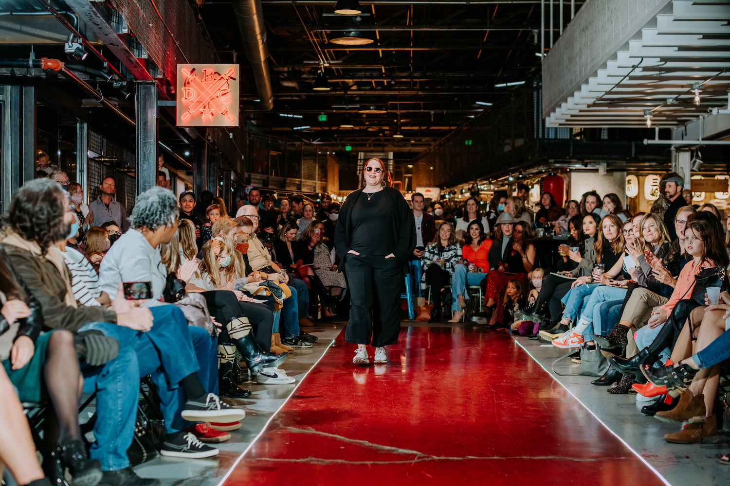 303 Magazine, 303 Fashion, Abby Schirmacher, Stanley Marketplace, Stanley Marketplace Holiday Fashion Show 2021, True, Goose and the Goat, Billy Goat and the Gosling, June Ruby, Aktiv, Steele Angel, Sterre