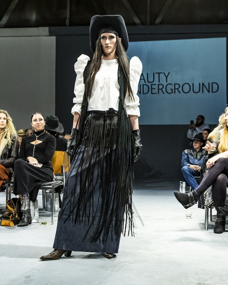 Abby Schirmacher, 303 Magazine, 303 Fashion, Denver Fashion, Void Studios, Andreas Tsagas Fur and Leather Designs, Cowboys and Angels, Runway Fashion