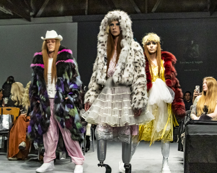 Abby Schirmacher, 303 Magazine, 303 Fashion, Denver Fashion, Void Studios, Andreas Tsagas Fur and Leather Designs, Cowboys and Angels, Runway Fashion