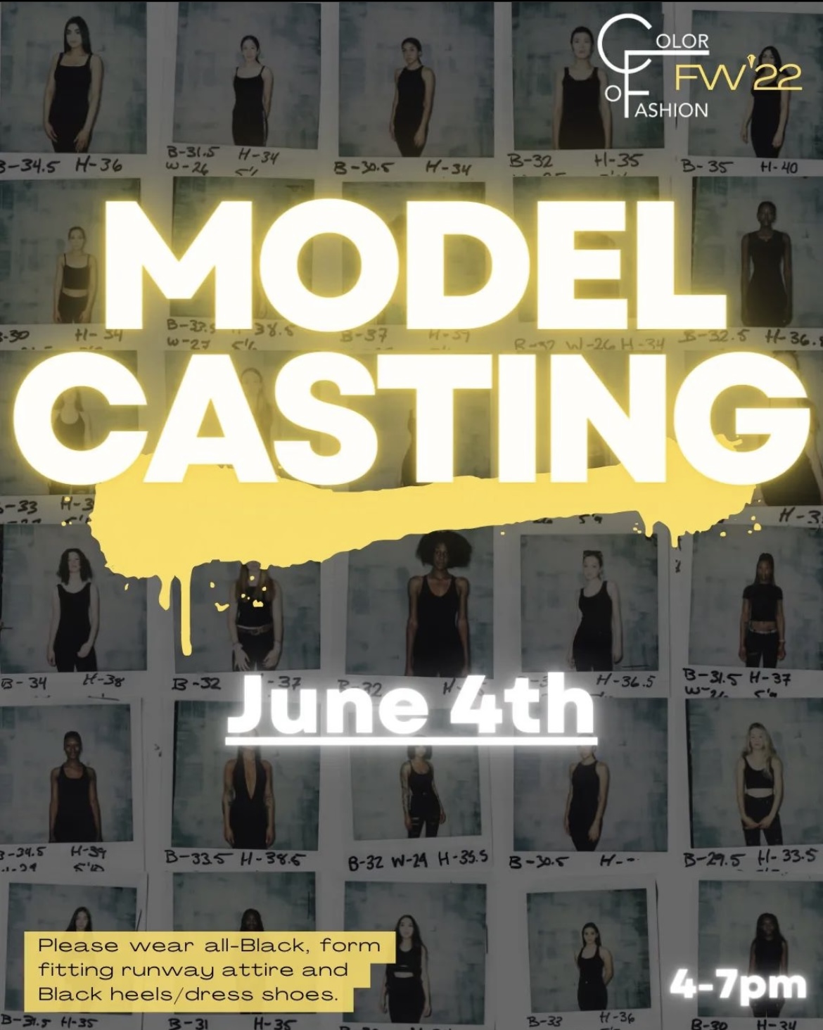 model casting fashion event