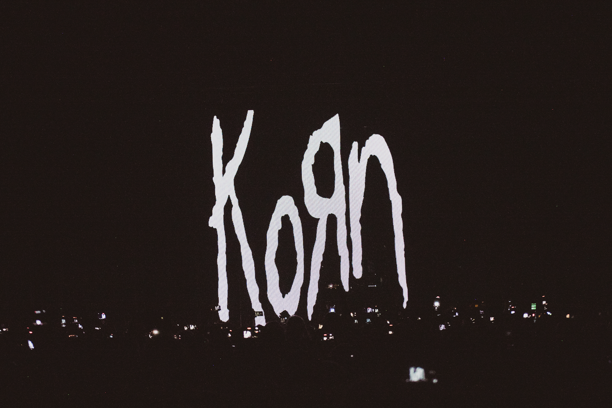 Projected Korn logo