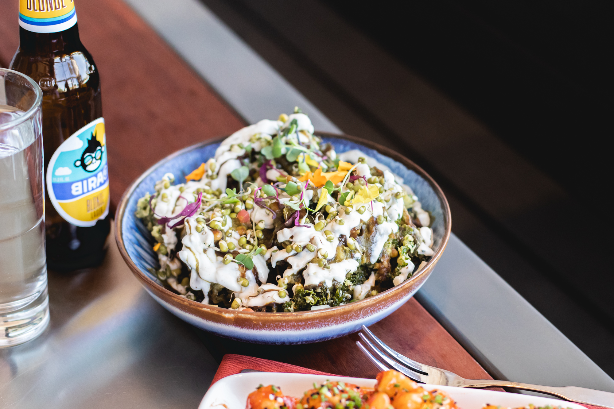 Chef Charles Mani, Brandon Rodrigues, Adrienne Thomas, Urban Village Grill, 303 Magazine