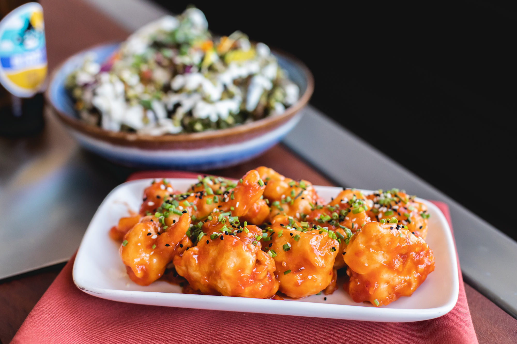 Chef Charles Mani, Brandon Rodrigues, Adrienne Thomas, Urban Village Grill, 303 Magazine