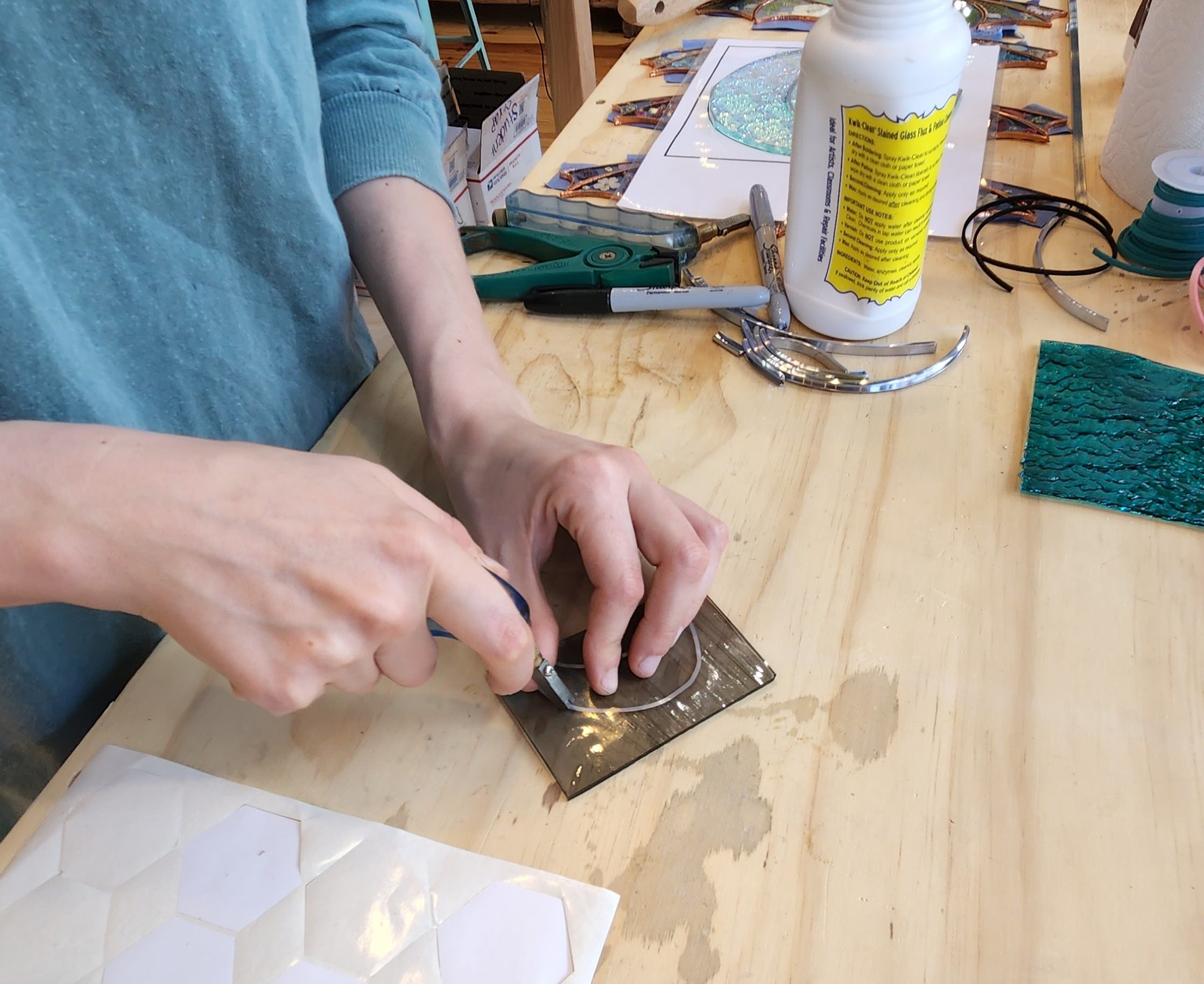 We Tried it: A Class At Boulder's Newest Stained Glass Art Studio