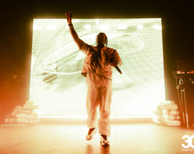 Pusha T performing at Gothic Theatre in Denver, Colorado