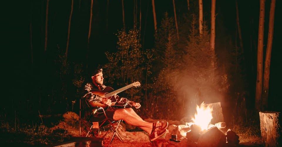 Shepherds & Sailors playing around a campfire