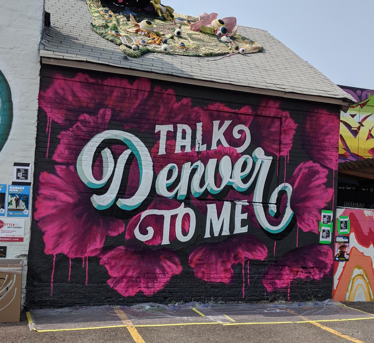 Talk Denver to me, Denver mural, ladies fancy work society,