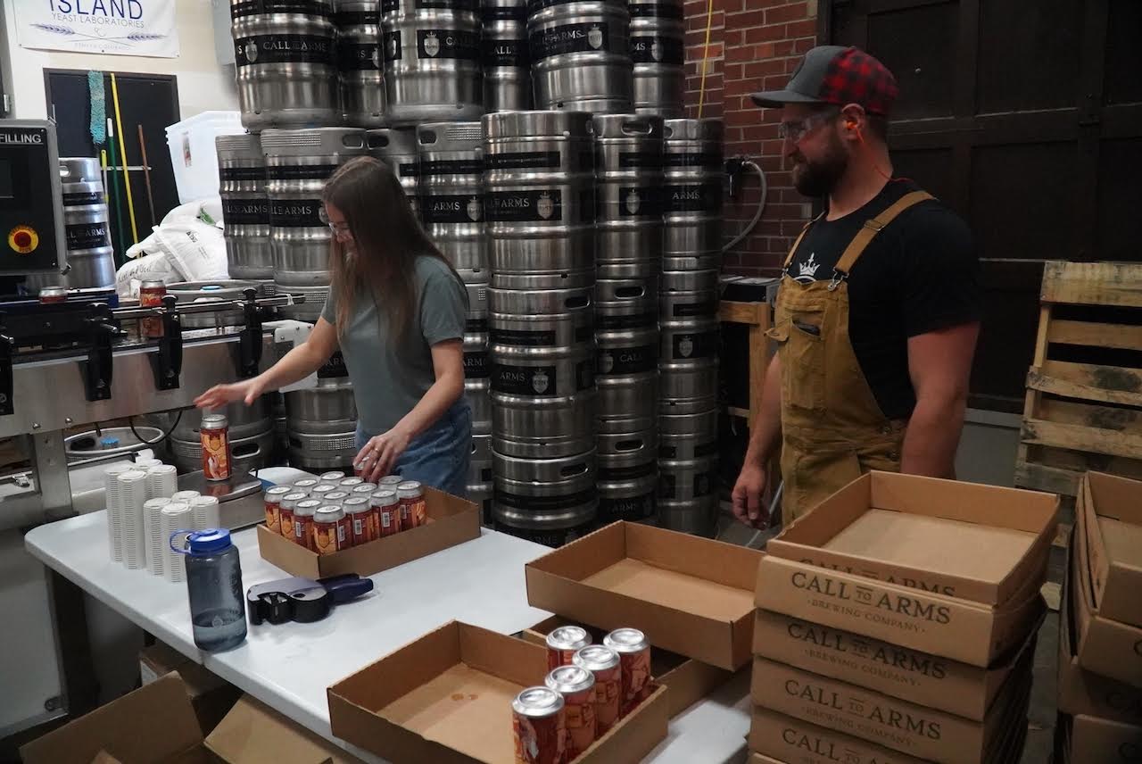 Susi Vidal and Call to Arms packing Afternoon Delight