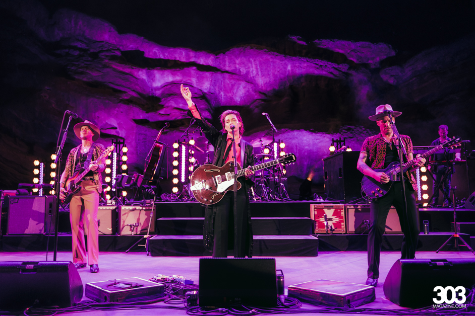 Brandi Carlile performing at Red Rocks Amphitheater on September 9th, 2023