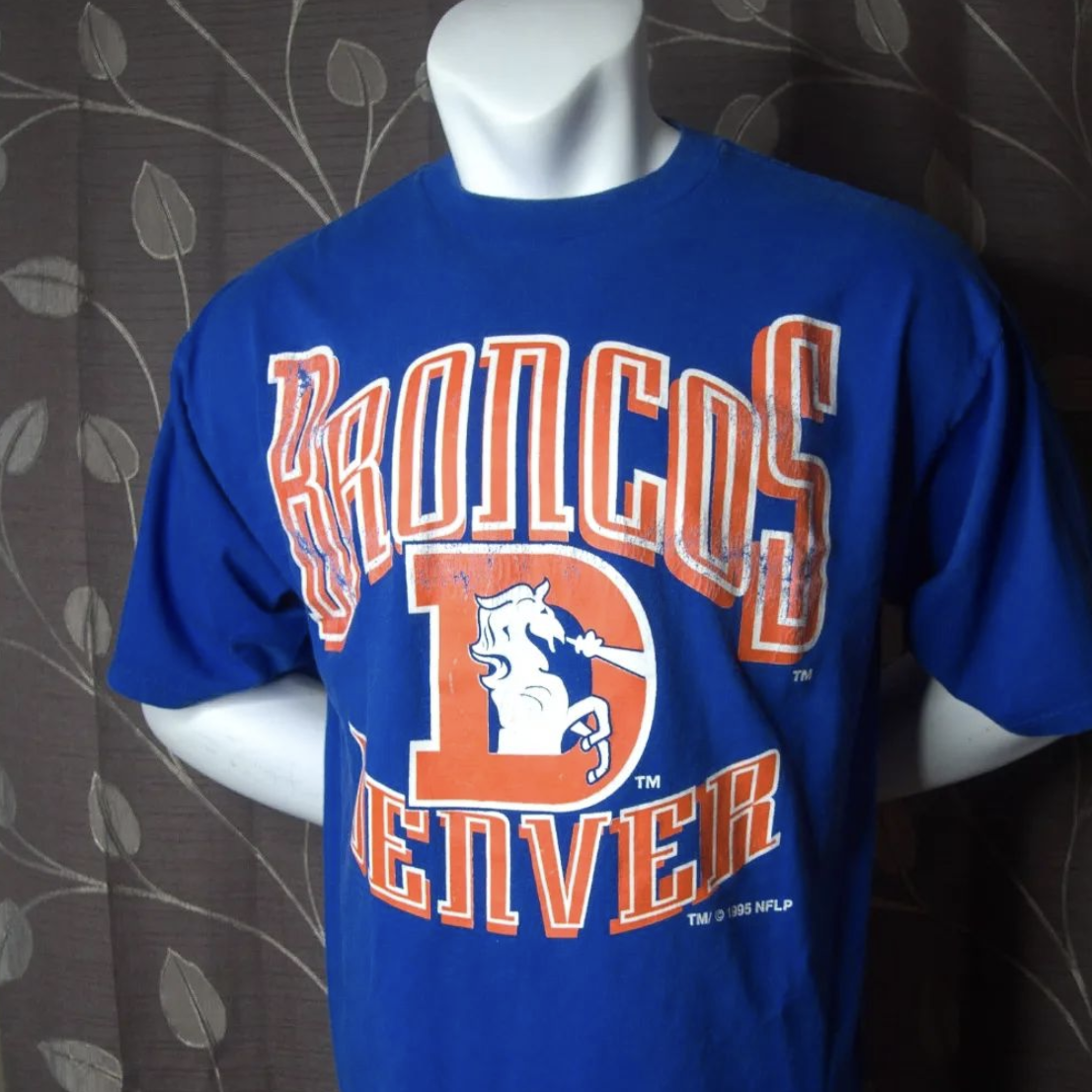 Vintage Broncos Tee Game Day Style
