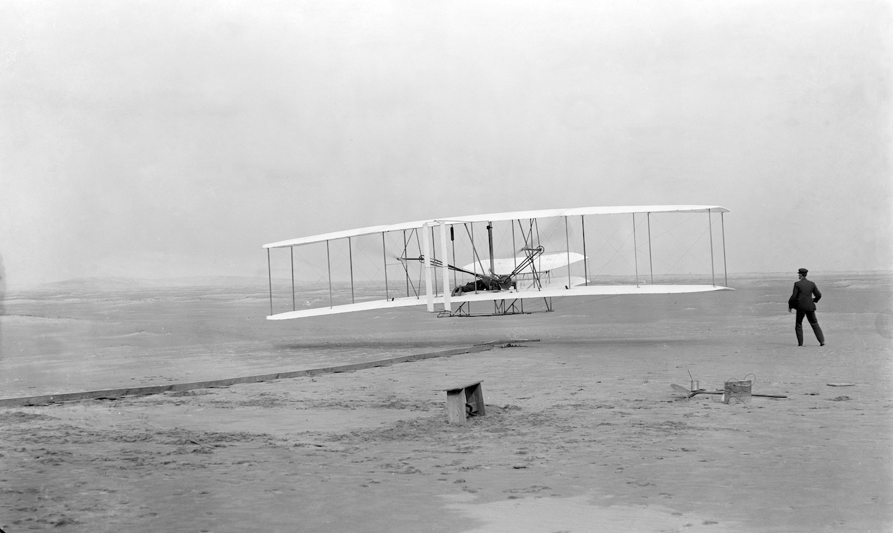 the Wright flyer