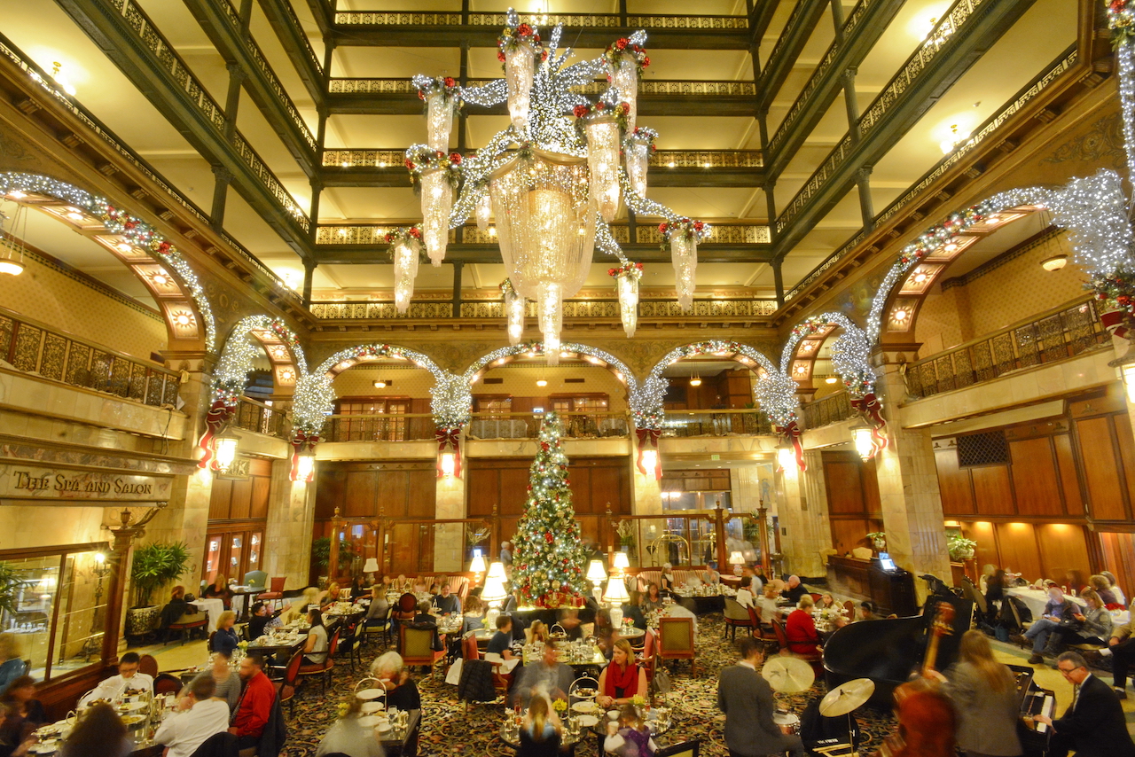 brown palace hotel, Denver hotels for the holidays