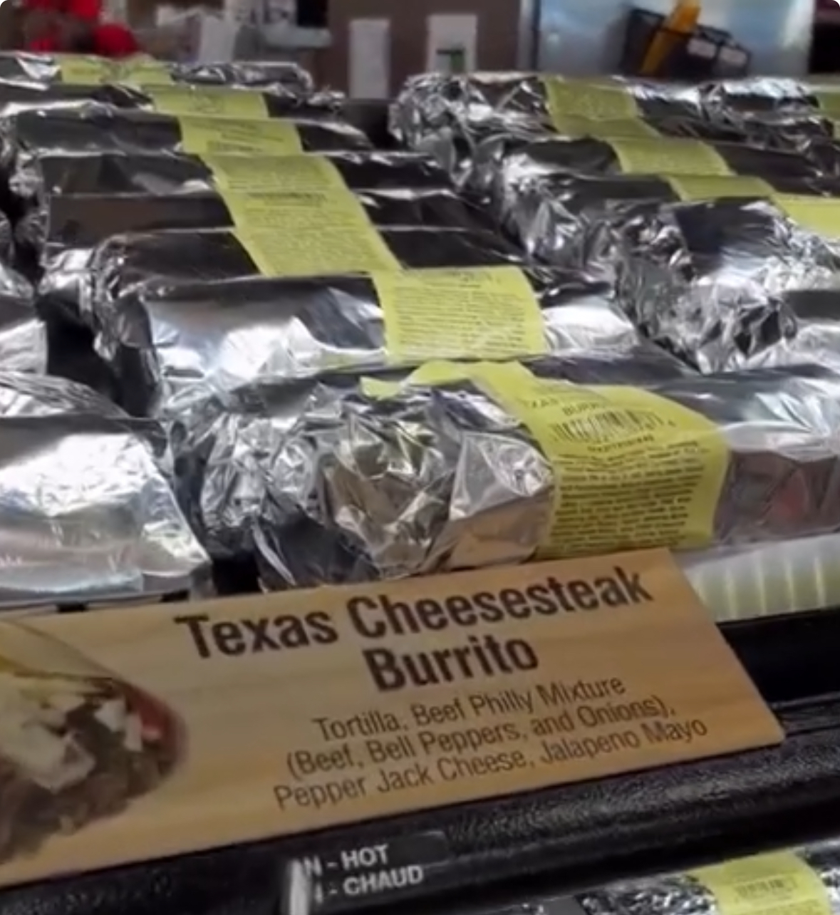 Texas Cheesesteak Burrito from Buc-ee's