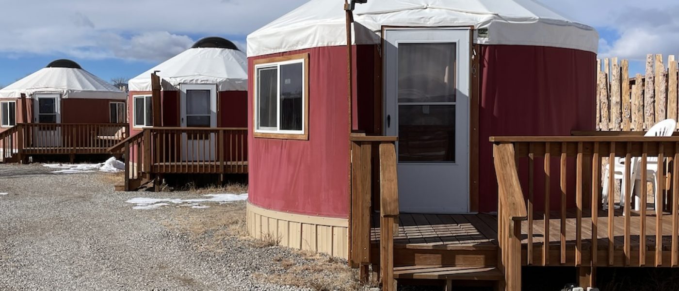 glamping in Colorado, Joyful Journey hot springs