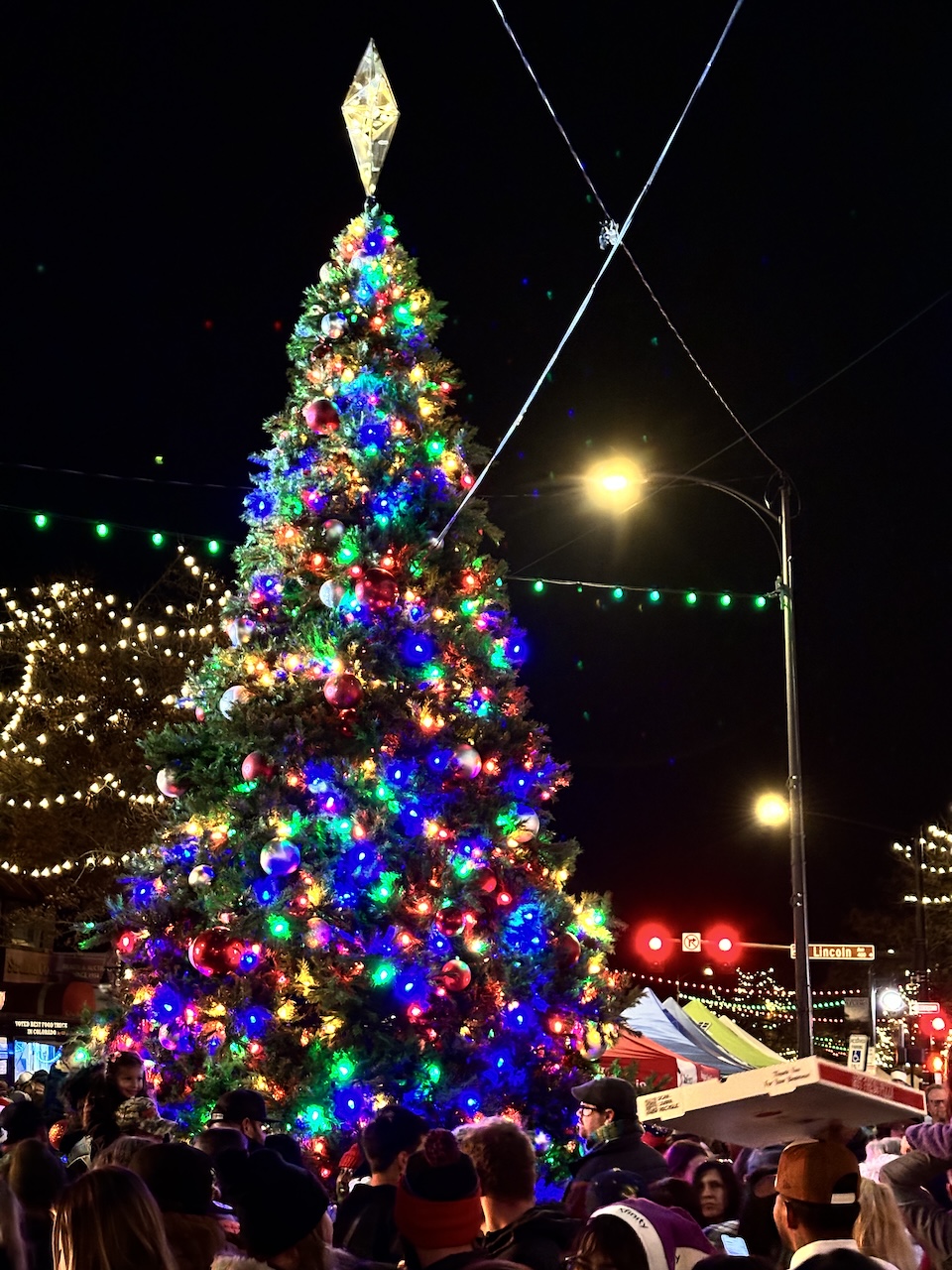 christmas tree in loveland