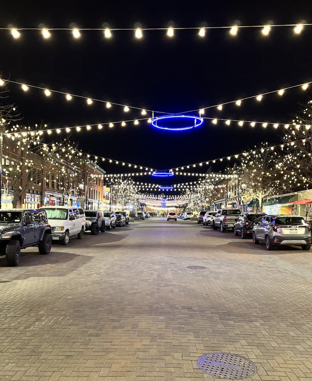 old town fort collins holiday lights